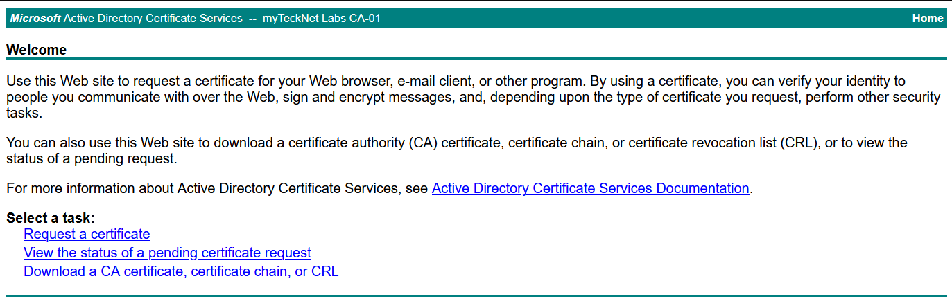 Using External Certificate Authorities to sign your TAK Server